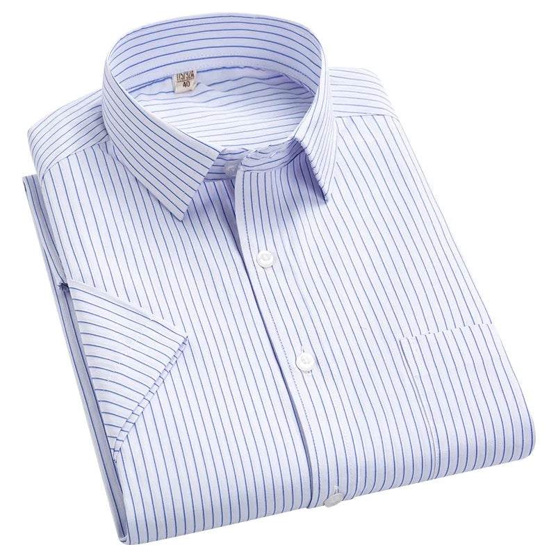 Camisa de negócios de manga curta