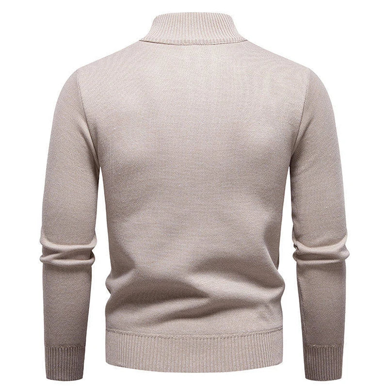 Vintage Knitted Zip Sweater