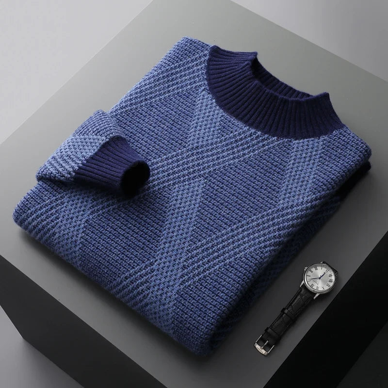 Cuzco High Collar Cashmere Sweater