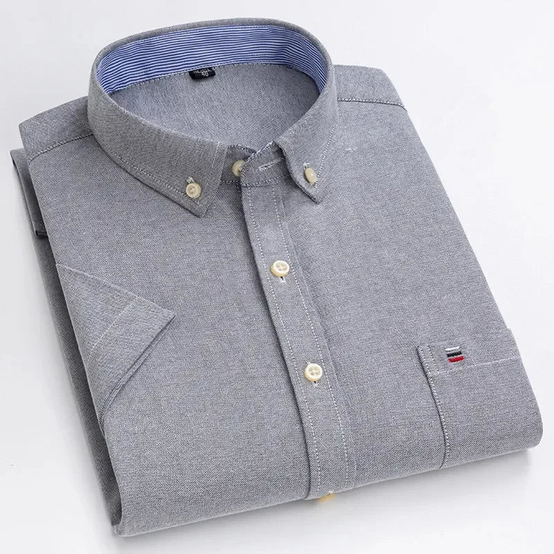 Givalli - Camisa elegante de algodão para homem