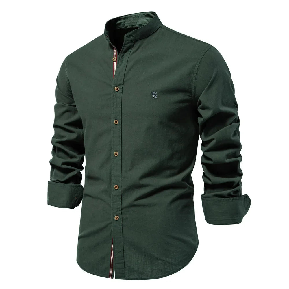 Camisa elegante de linho