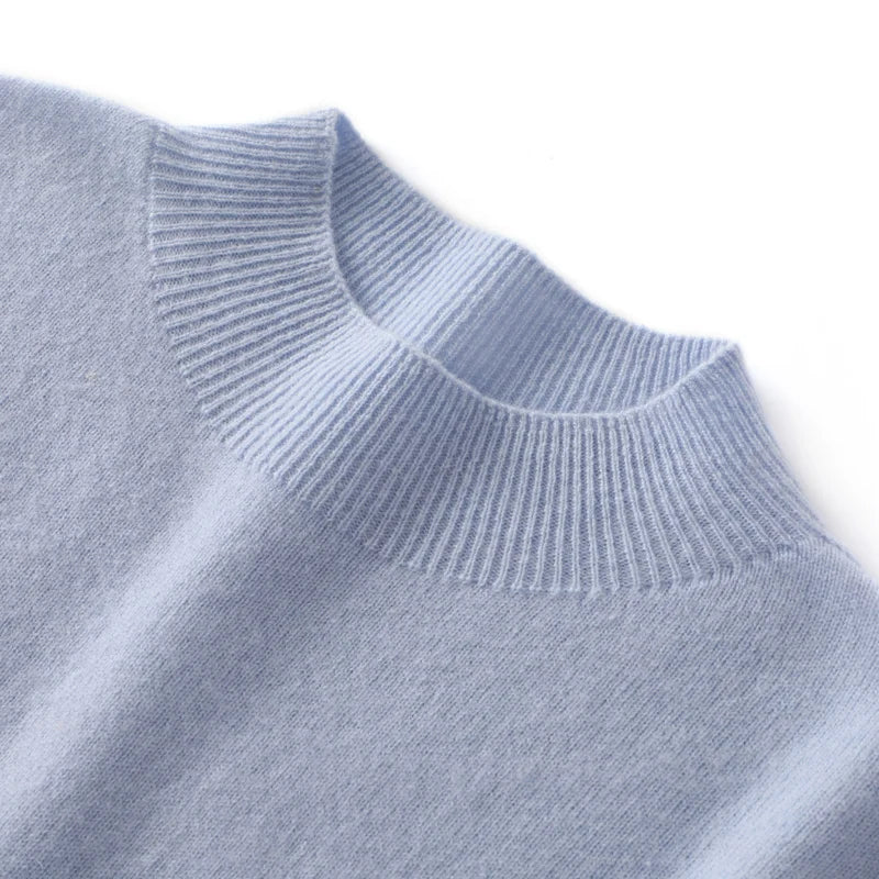 Half High Collar Cashmere Sweater