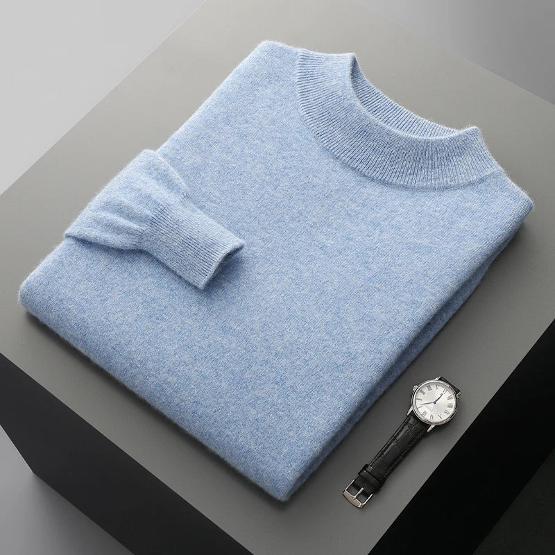 Stand Up Collar Cashmere Sweater