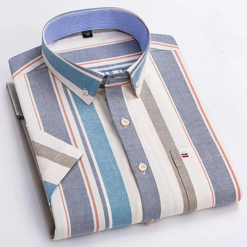 Givalli - Camisa elegante de algodão para homem