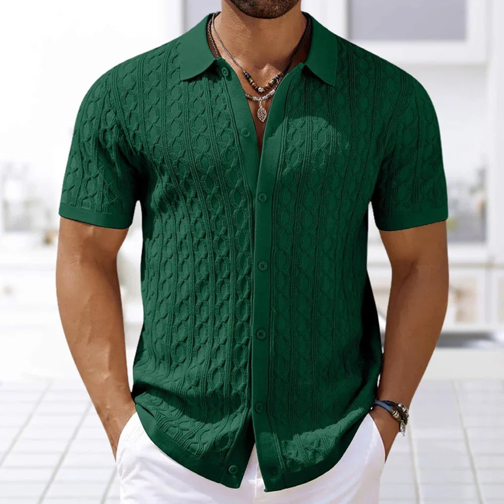 Camisa polo com botões