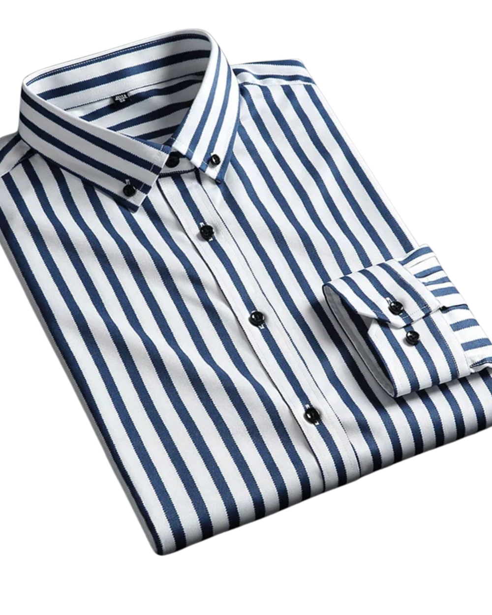 Givalli - Camisa casual às riscas para homem