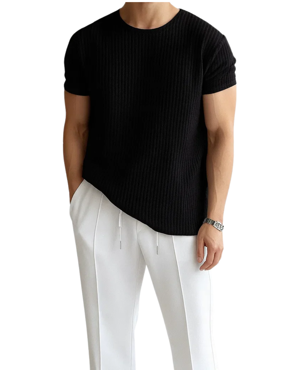 Camisola de malha elegante