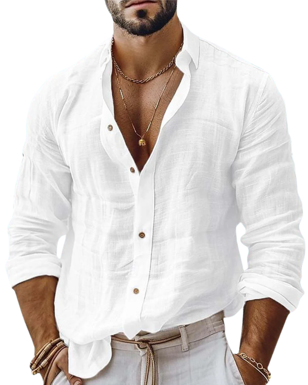 Camisa de algodão