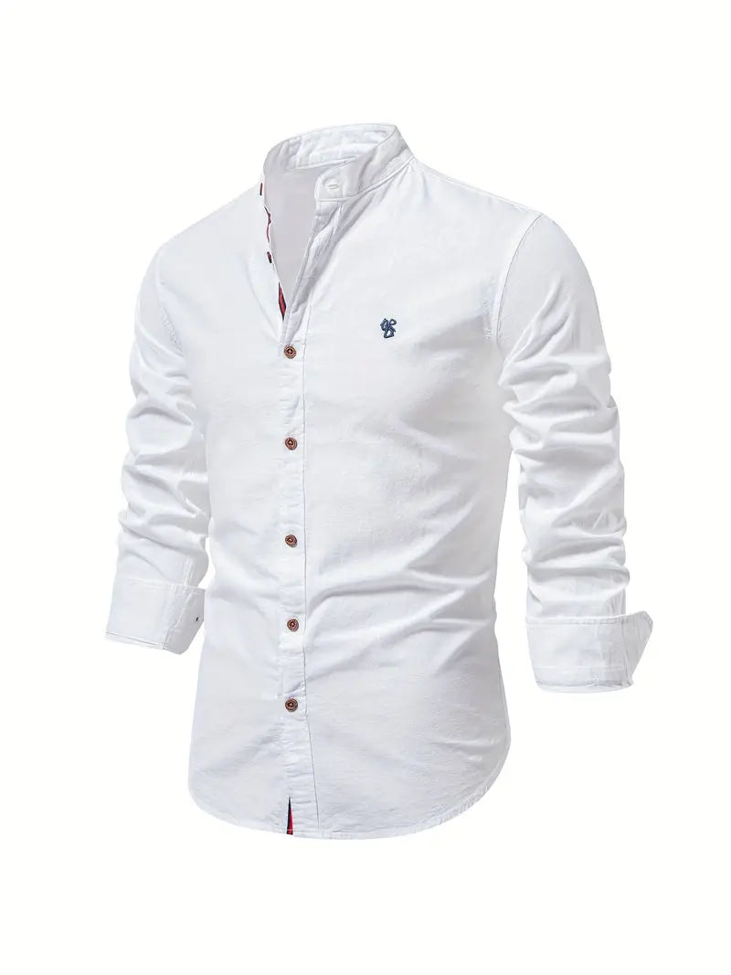 Camisa masculina elegante e respirável
