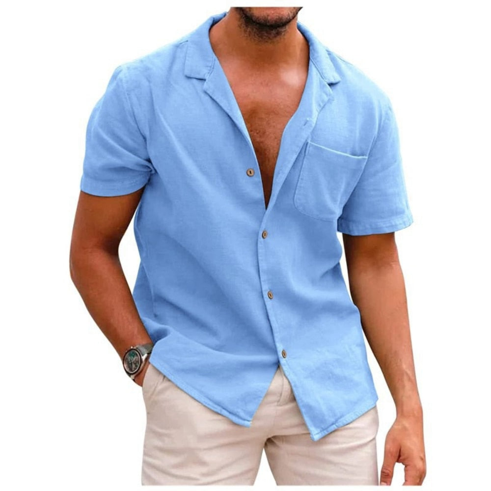 Camisa elegante de algodão
