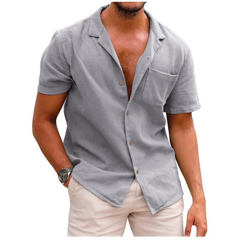 Camisa elegante de algodão