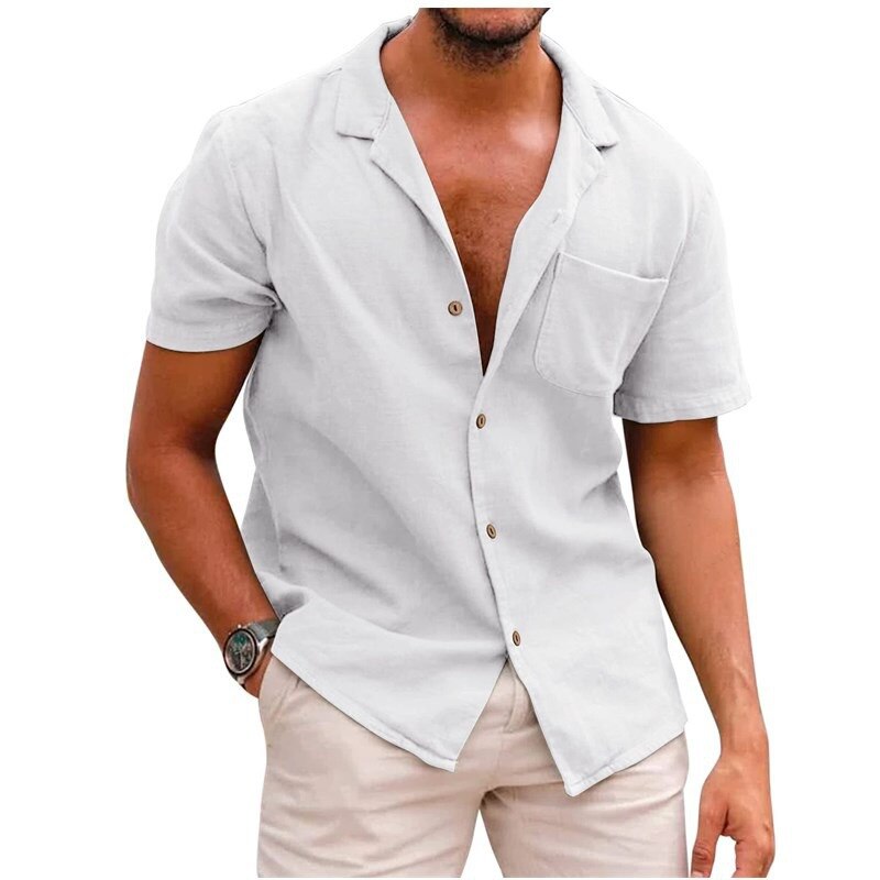 Camisa elegante de algodão