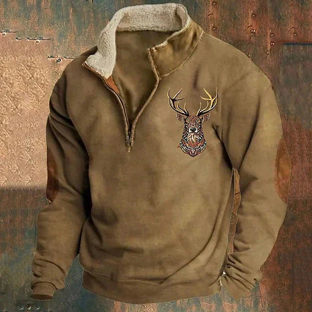 Silvio Vintage Zip Sweater