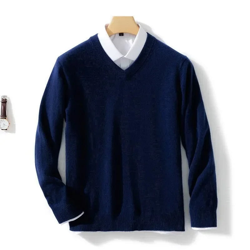 Elegant V-Neck Sweater