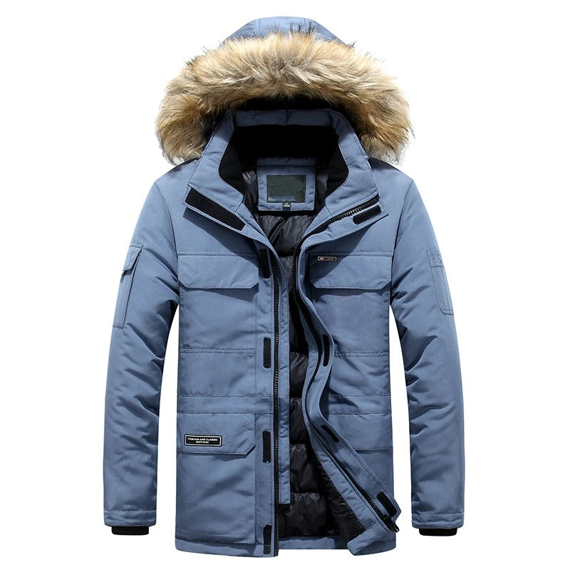 Casaco de inverno elegante para homem