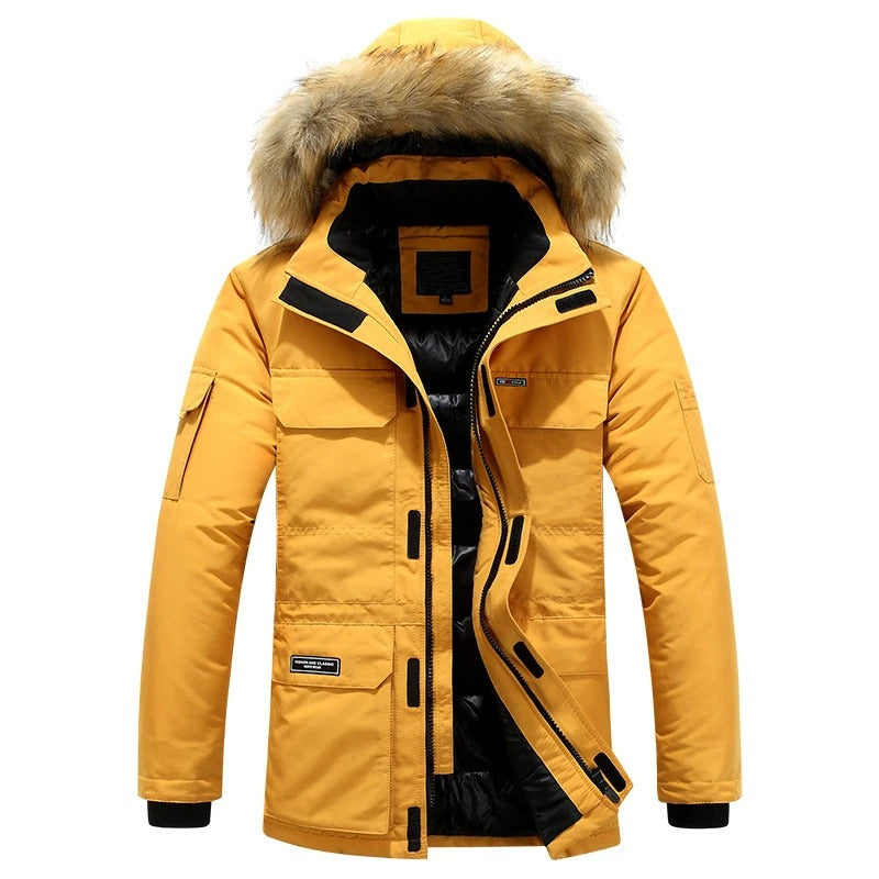 Casaco de inverno elegante para homem