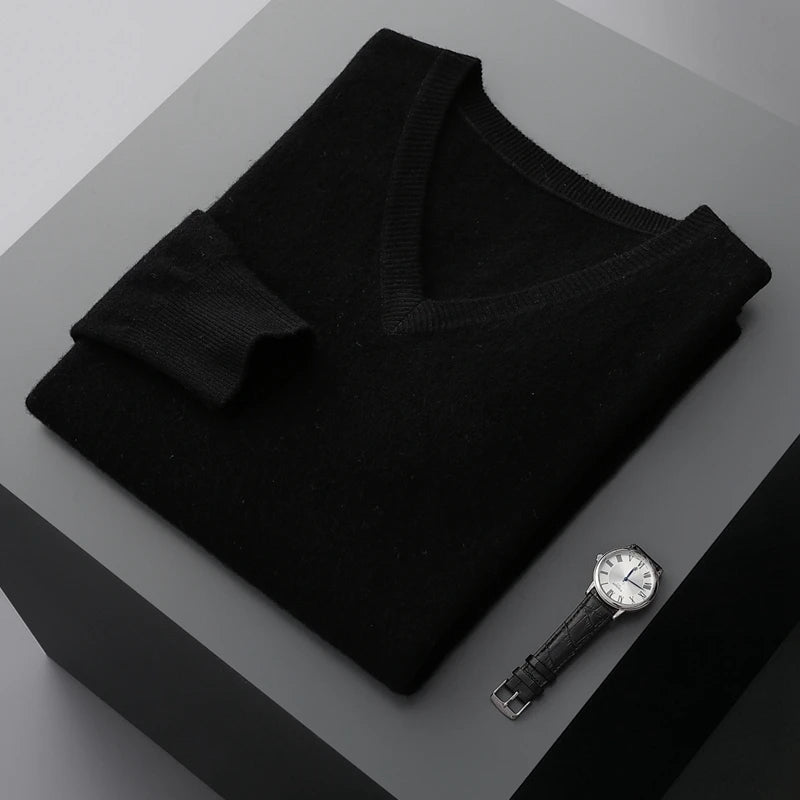 Wool V-Neck Sweater
