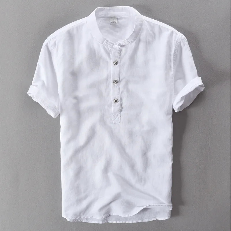 Camisa de verão elegante em algodão