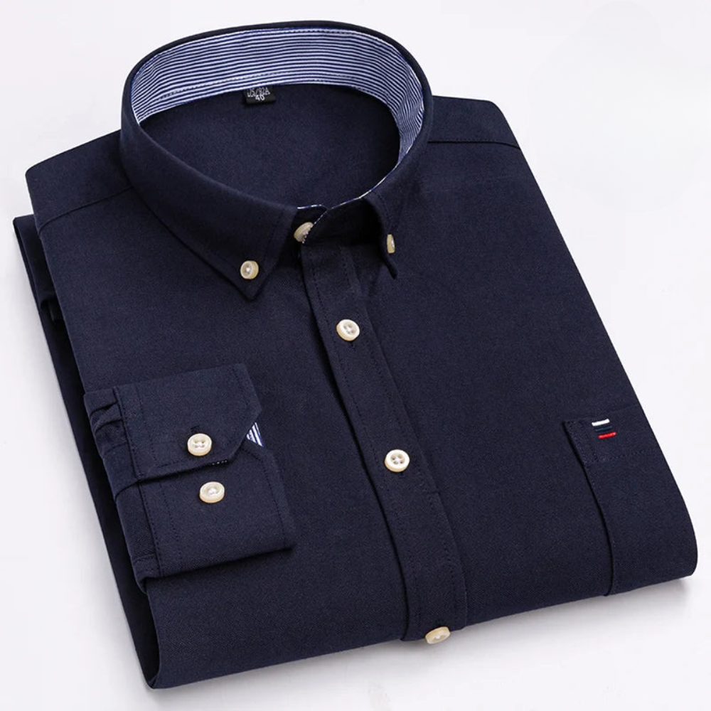 Camisa informal de algodão