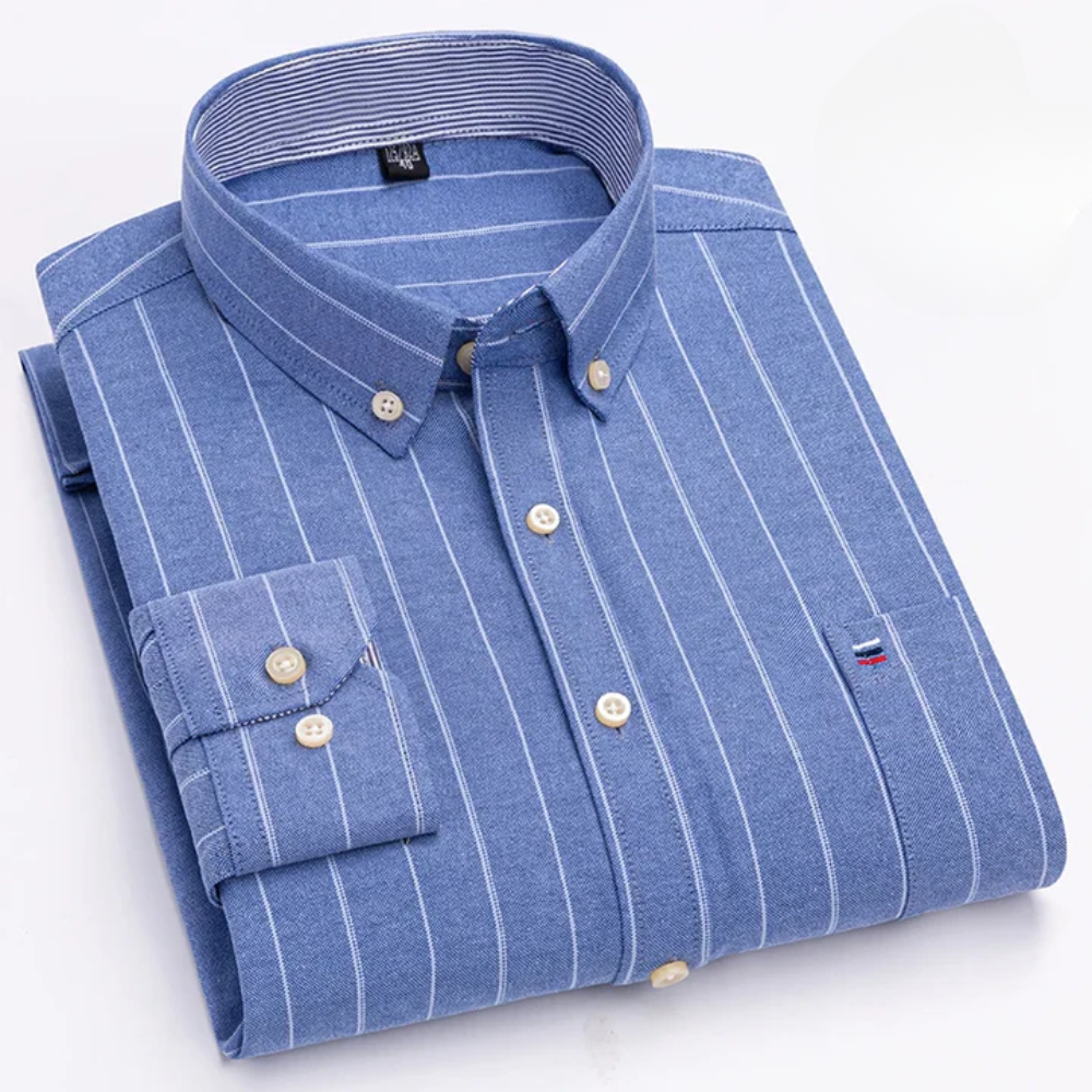 Camisa informal de algodão