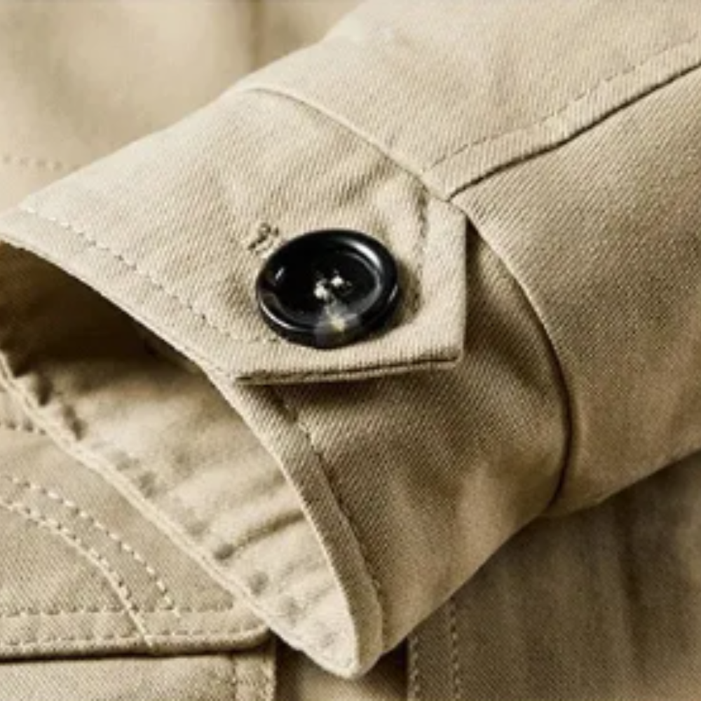 Casaco de inverno acolchoado elegante e de alta qualidade