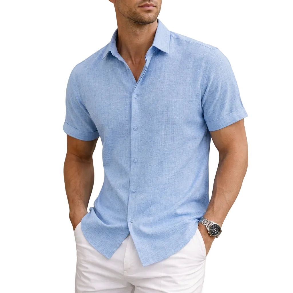 Camisa elegante de algodão
