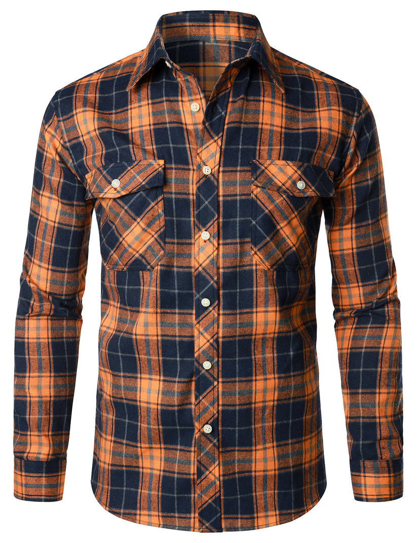 Camisa elegante aos quadrados