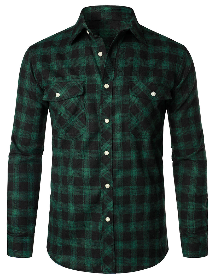Camisa elegante aos quadrados