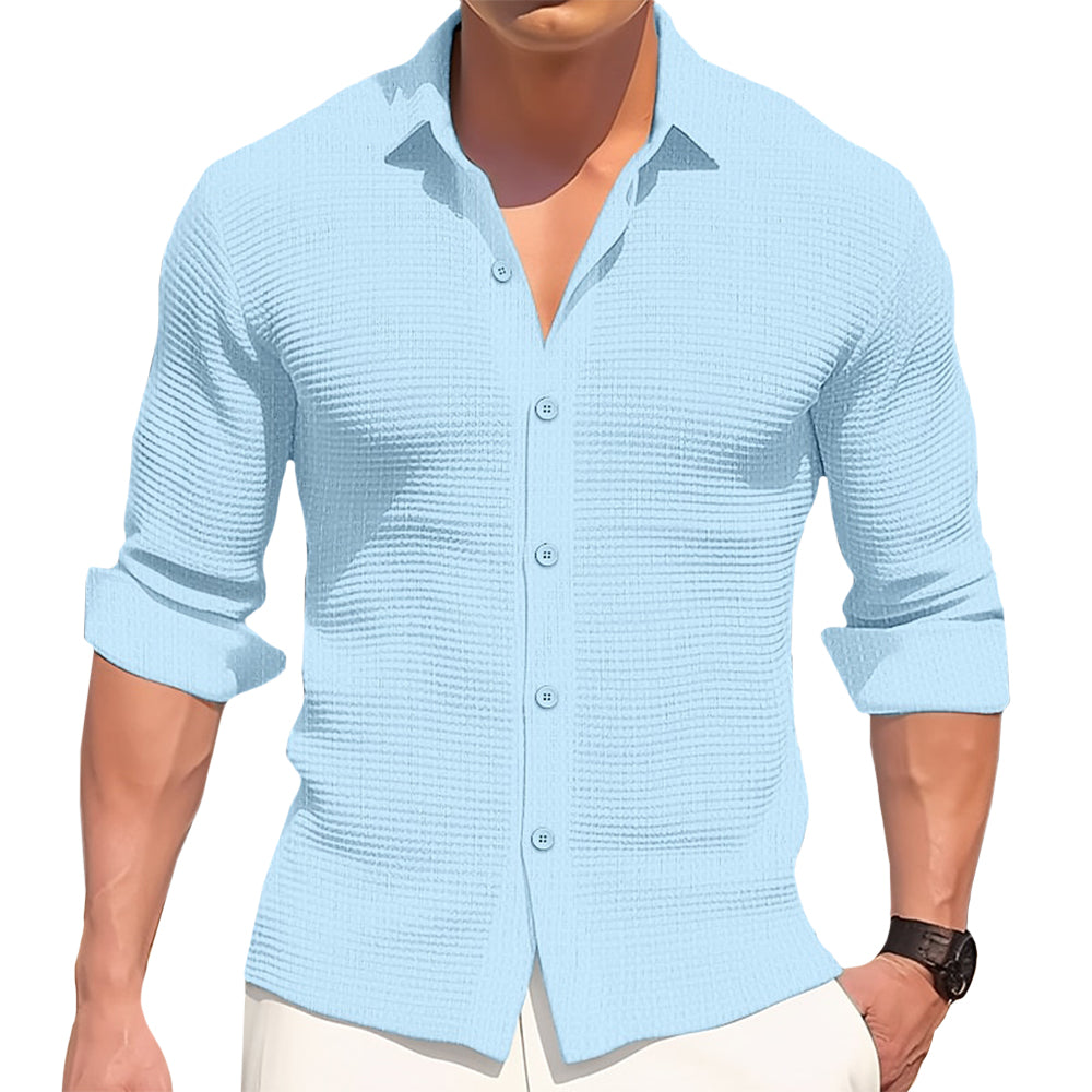 Camisa informal de algodão