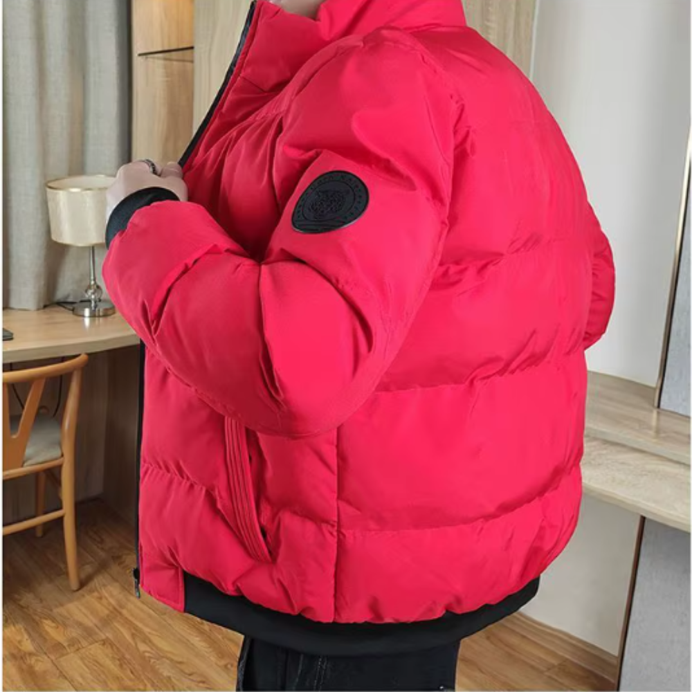 Casaco elegante e à prova de vento para homem