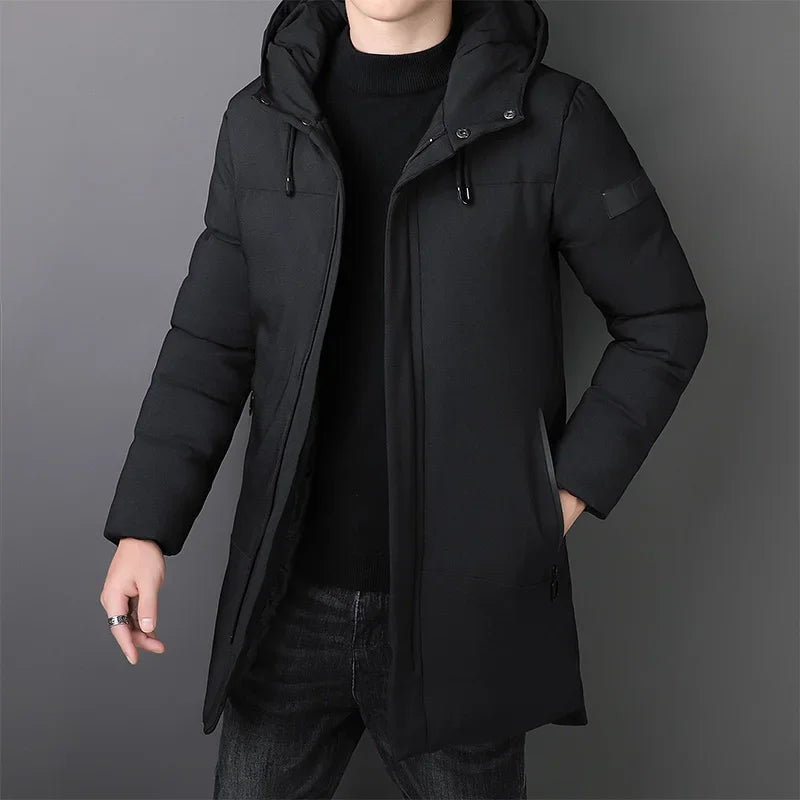 Casaco comprido e elegante para homem