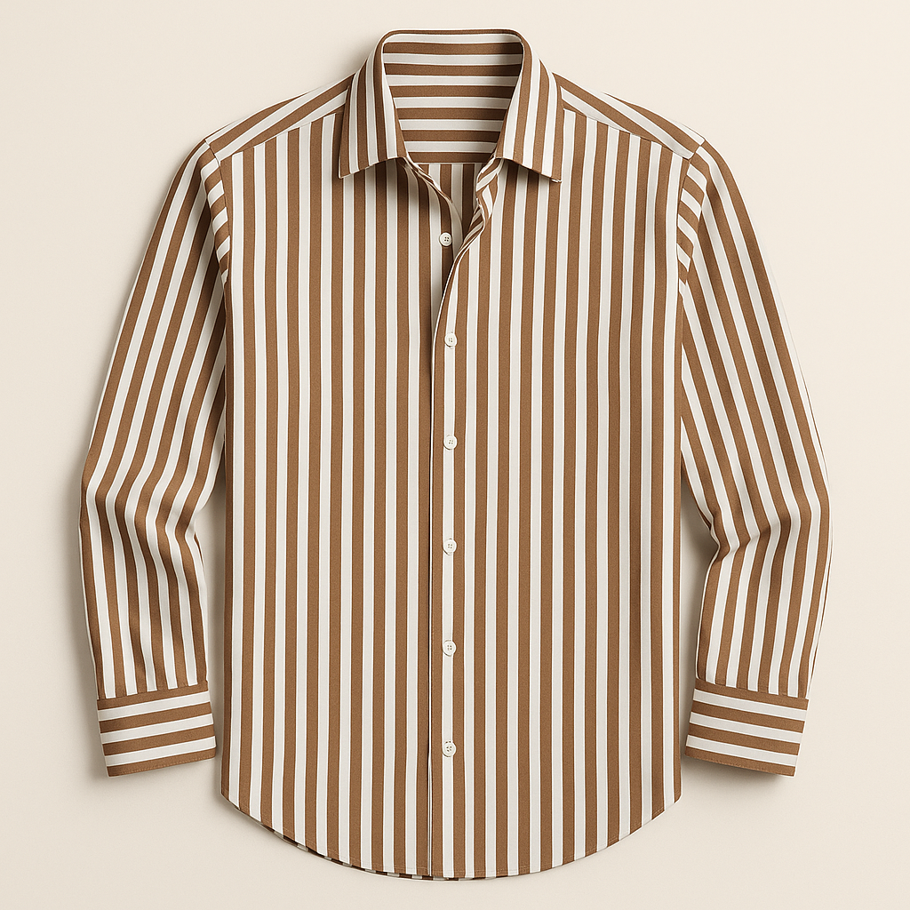 Camisa de vestir às riscas Florence