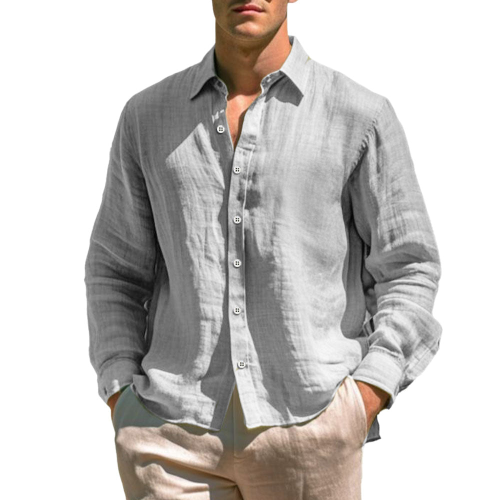 Camisa informal de linho