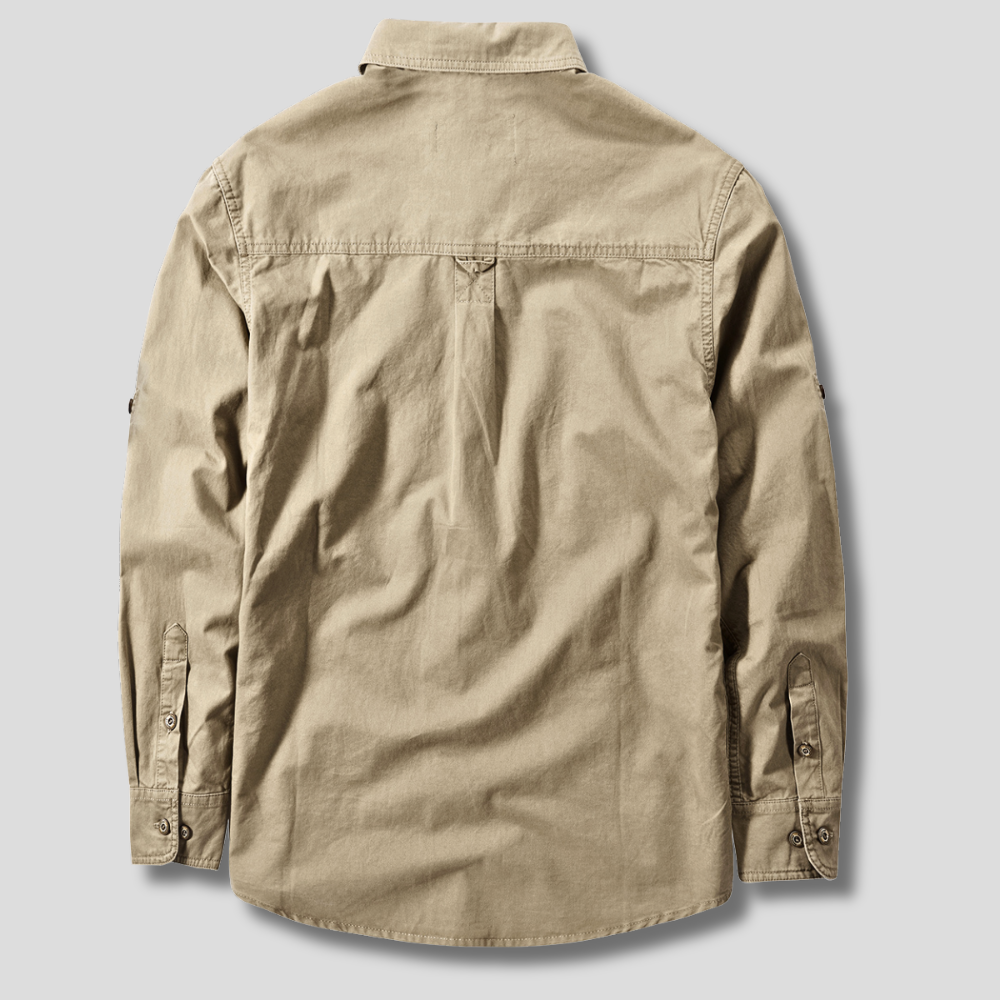 Camisa cargo de algodão