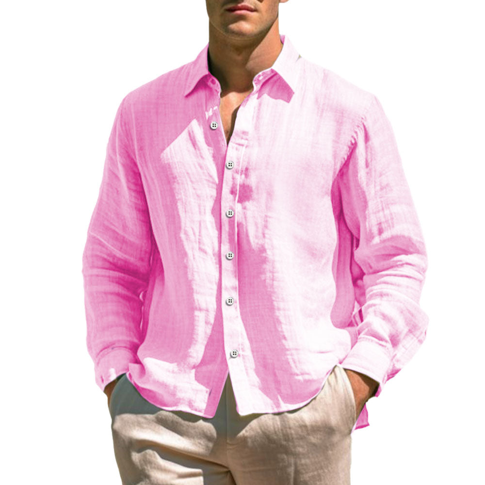 Camisa informal de linho