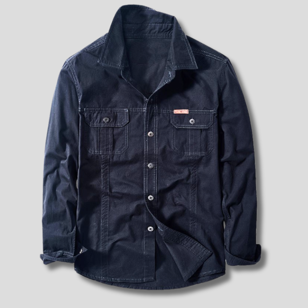 Camisa cargo de algodão