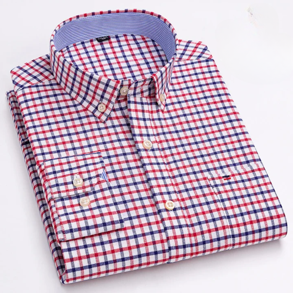 Camisa informal de algodão