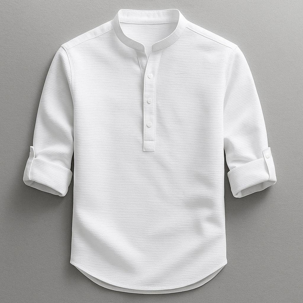 Camisa elegante de algodão