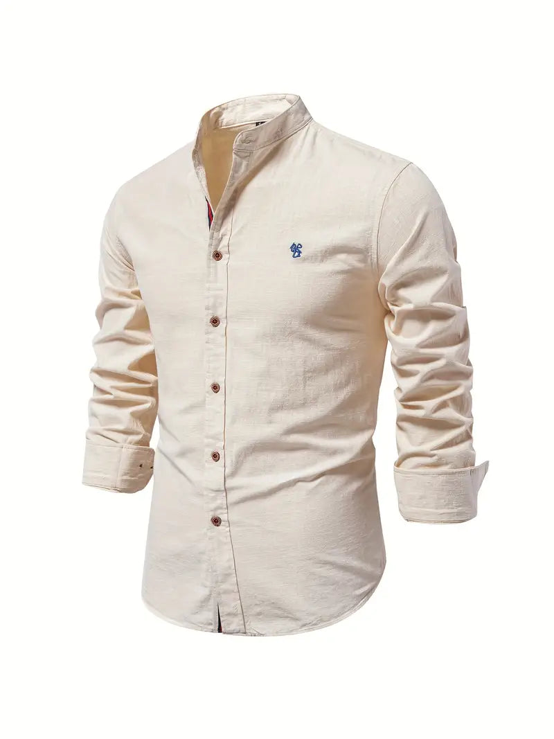 Camisa masculina elegante e respirável
