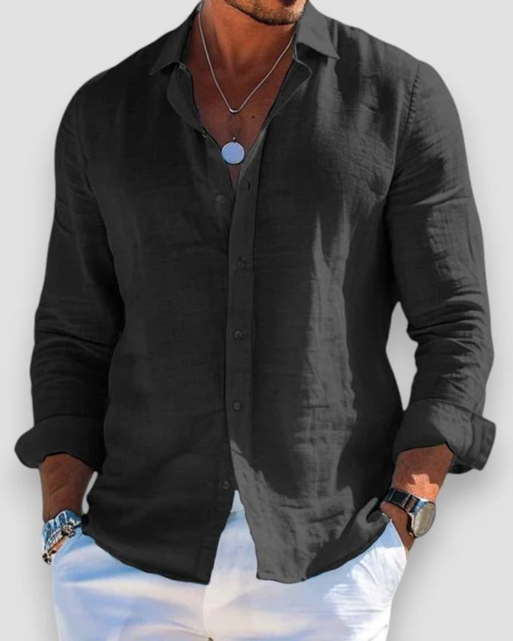 Camisa casual para homem