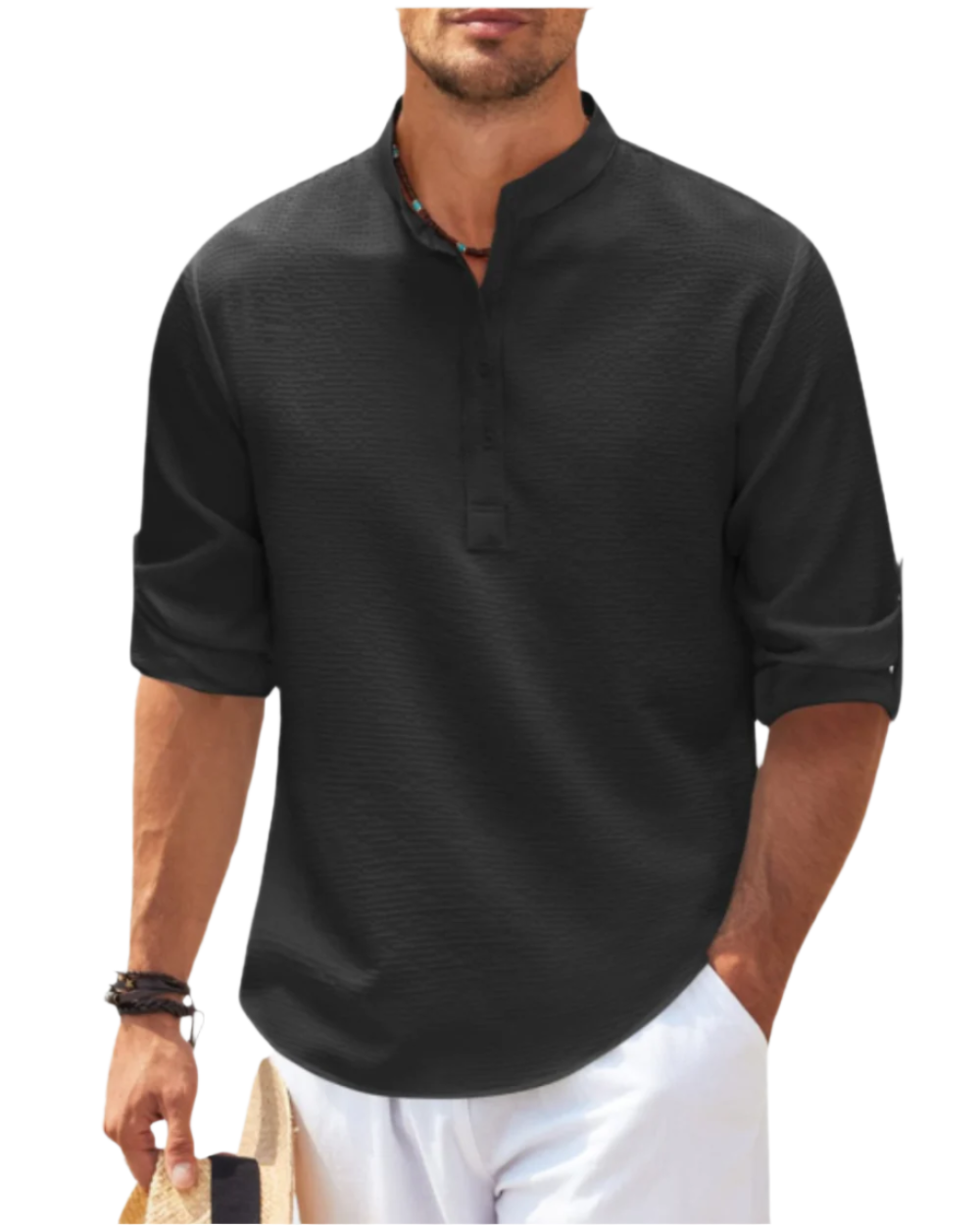 Camisa polo de manga comprida