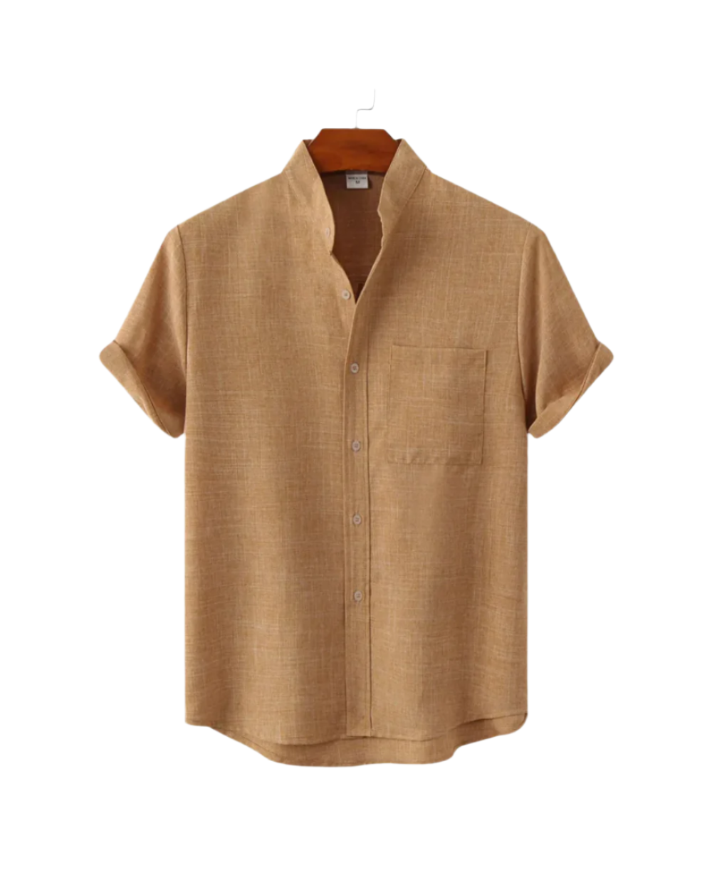 Camisa de linho de manga curta «Venice»