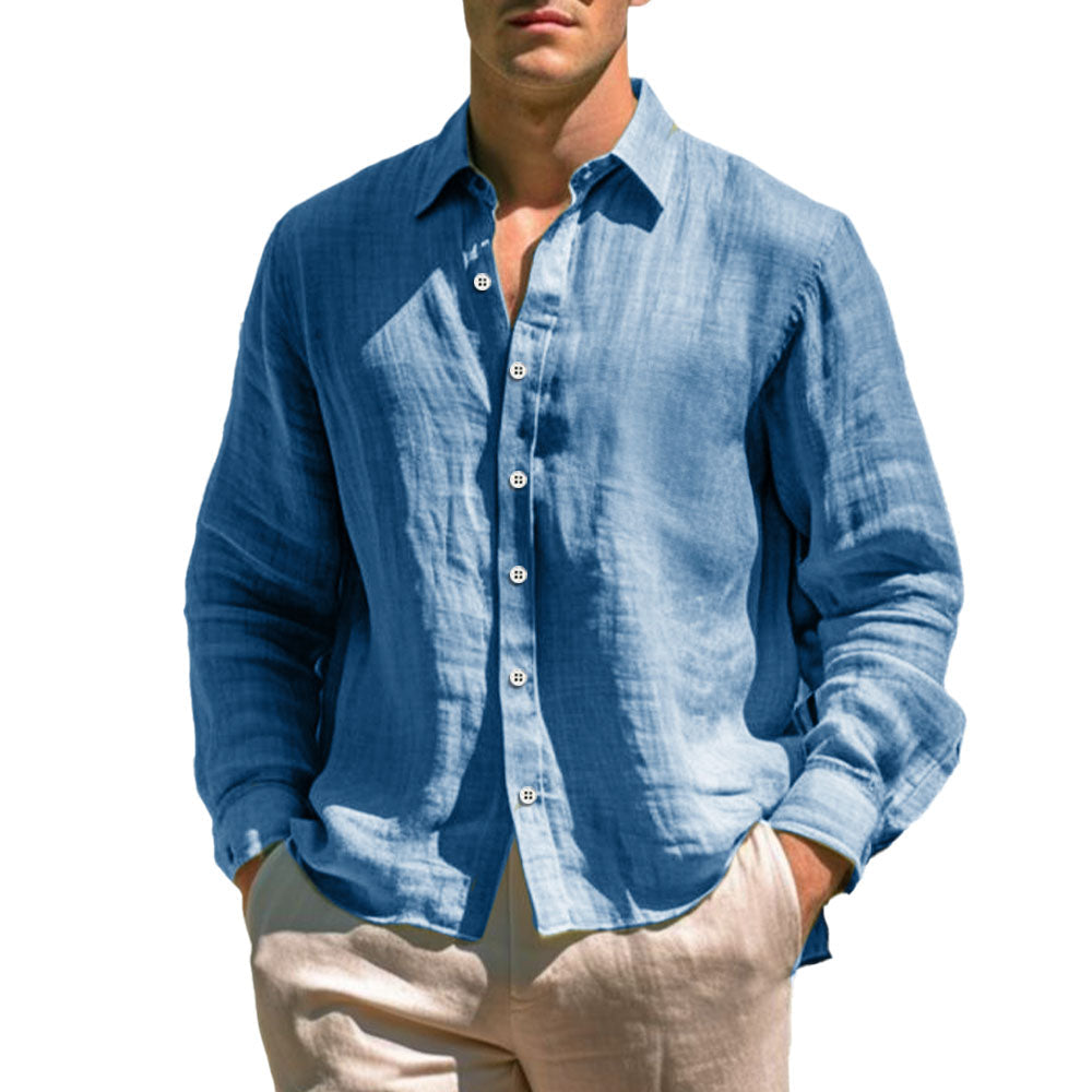 Camisa informal de linho