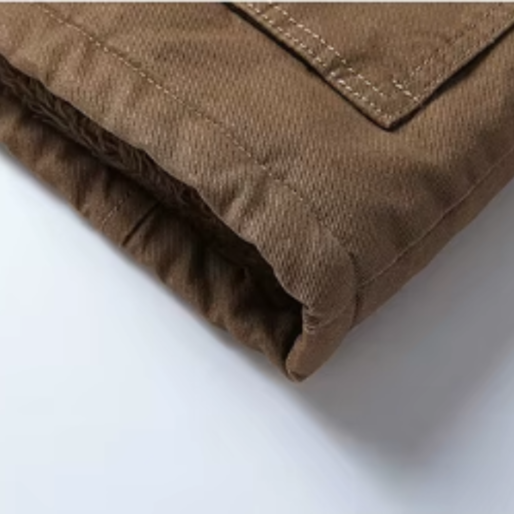 Casaco de inverno casual em algodão
