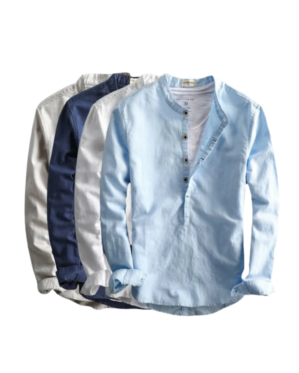 Camisa de linho de alta qualidade
