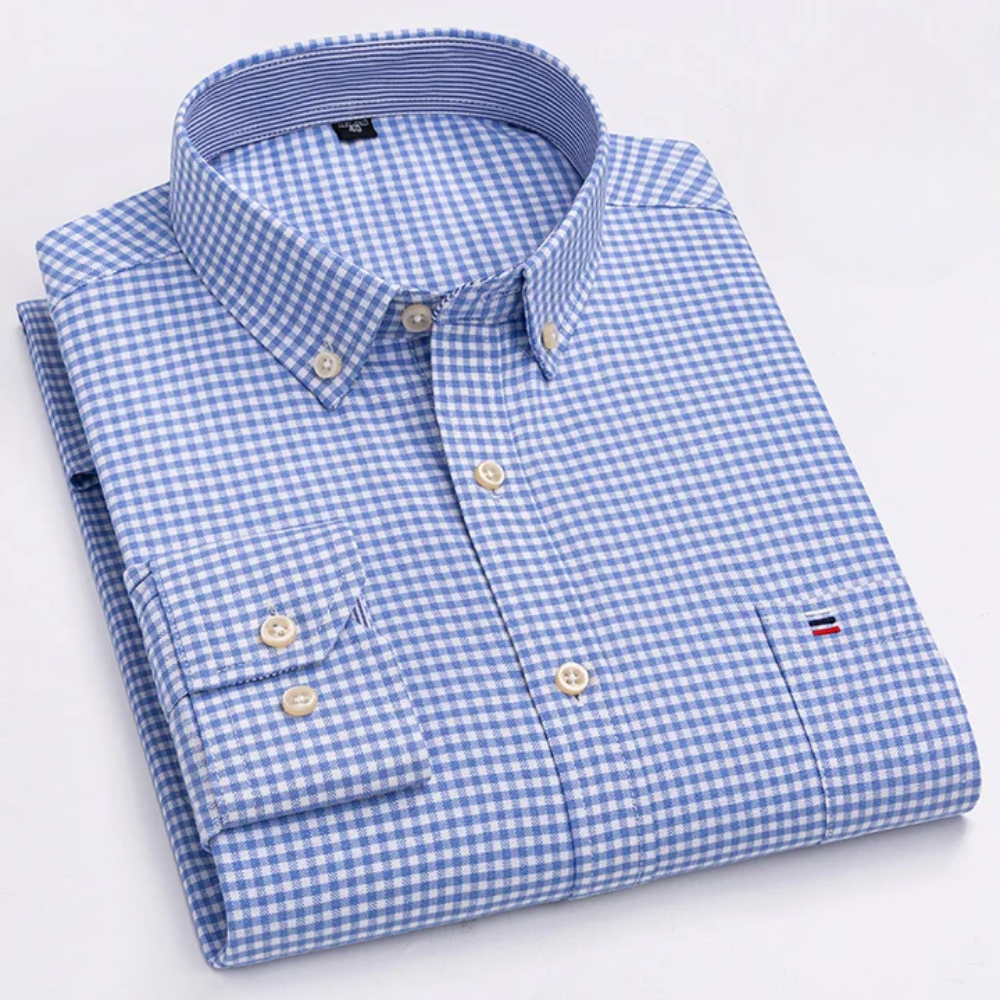 Camisa informal de algodão