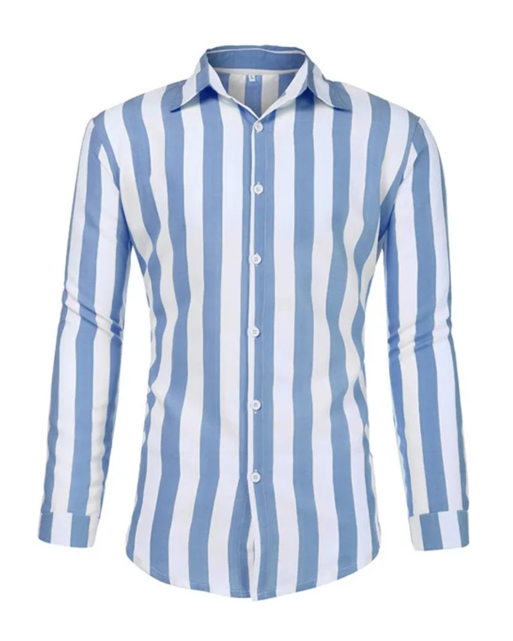 Camisa às riscas