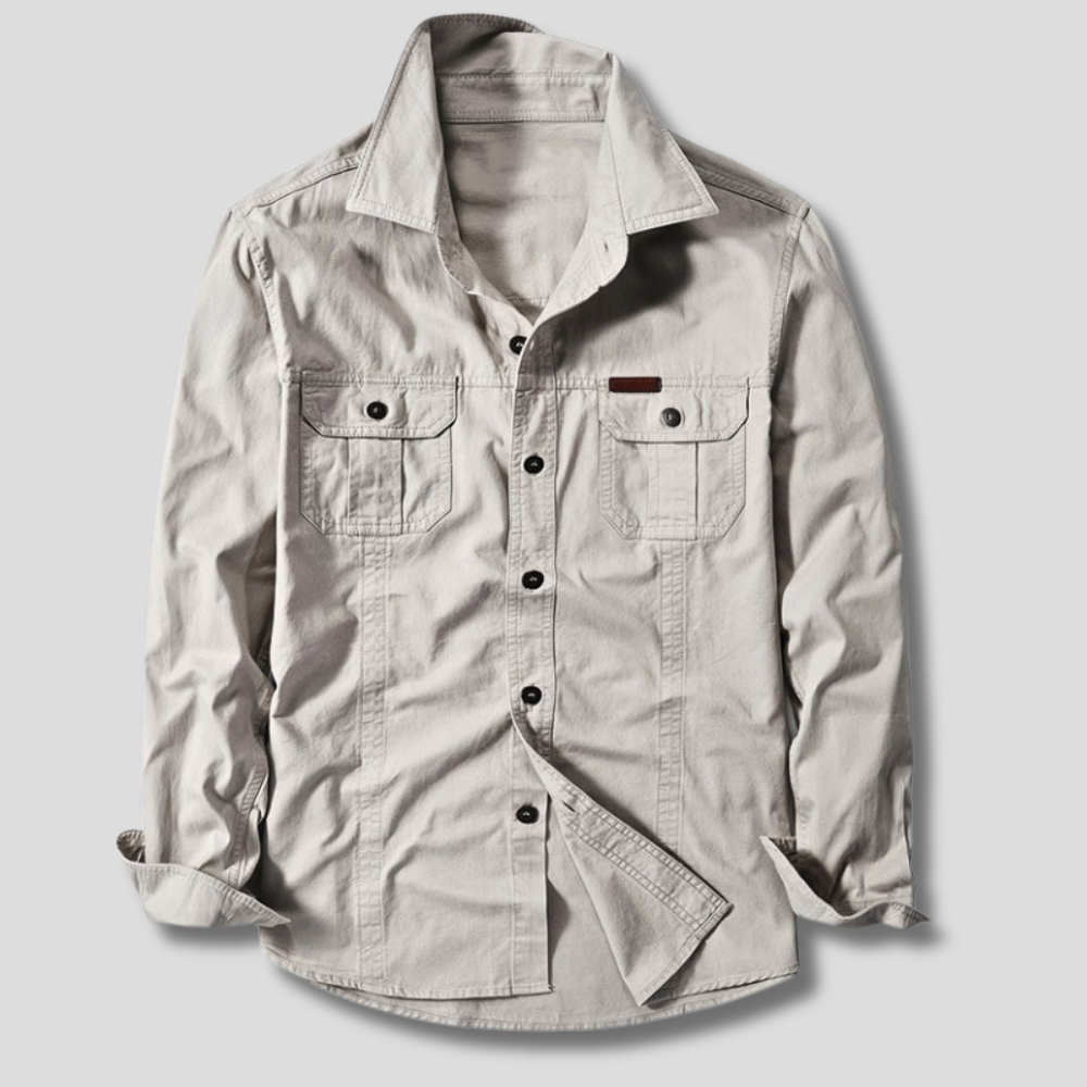 Camisa cargo de algodão