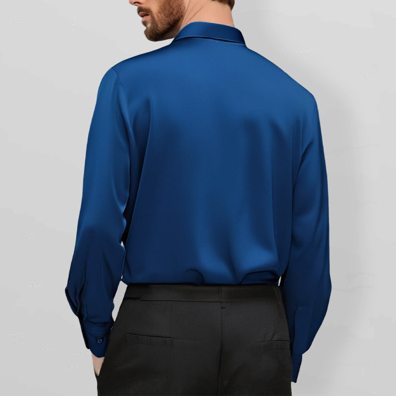 Camisa elástica que não fica com rugas