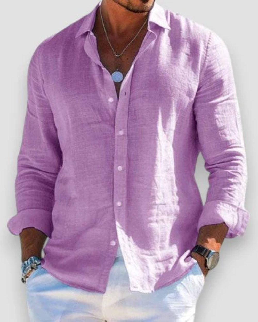Camisa casual para homem